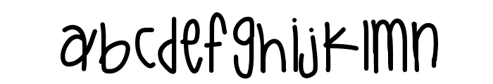 DirtyLiberties Font LOWERCASE