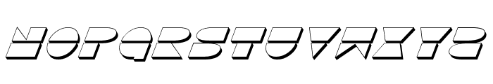 Disco Duck 3D Italic Font UPPERCASE