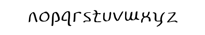 Disco-Grudge Stroked (Apple) Medium Font LOWERCASE