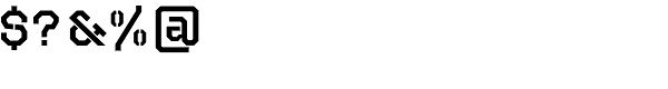 Discord Stencil Bold Font OTHER CHARS