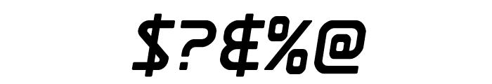 Discotechia Semi-Italic Font OTHER CHARS