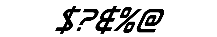 Discotechia Super-Italic Font OTHER CHARS