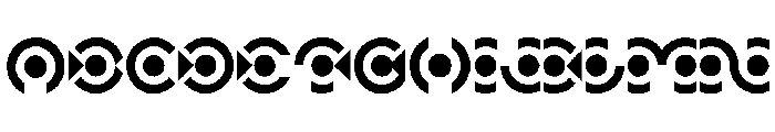 Discus Font LOWERCASE