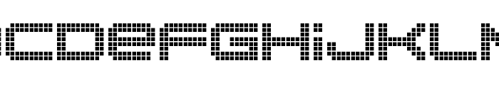 Disorient Pixels Regular Font UPPERCASE