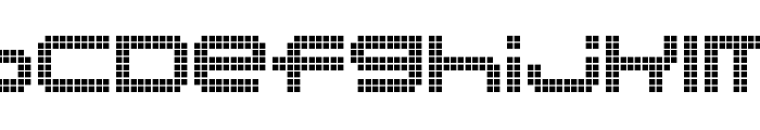 Disorient Pixels Regular Font LOWERCASE