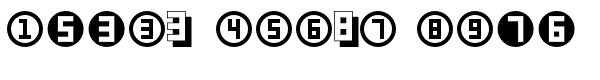 Display Digits Four Font - What Font Is