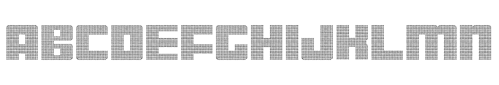 Display Gothic F Regular Font UPPERCASE