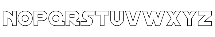 Distant Galaxy Outline Font LOWERCASE
