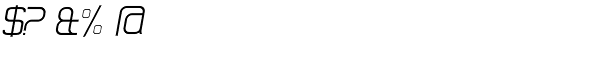 Distilla-Light Italic Font OTHER CHARS