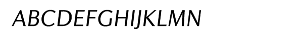 Diverda™ Sans Com Italic Sample