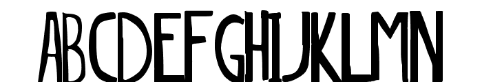 dingleberry solid Font UPPERCASE
