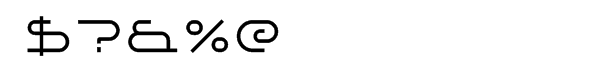 DJ Parade Cyrillic Condensed Light Font OTHER CHARS