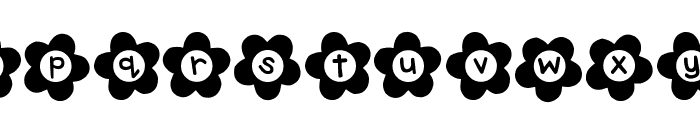 DJB Flower Power 2 Font LOWERCASE