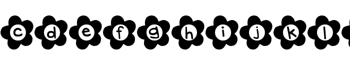 DJB Flower Power Font LOWERCASE