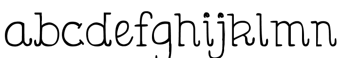 DJB Holly Serif Font LOWERCASE