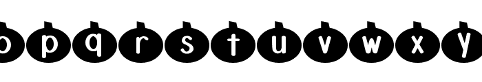DJB Linus' Pumpkin 2 Font LOWERCASE