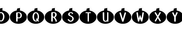 DJB Linus' Pumpkin Font UPPERCASE