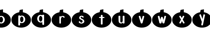 DJB Linus' Pumpkin Font LOWERCASE