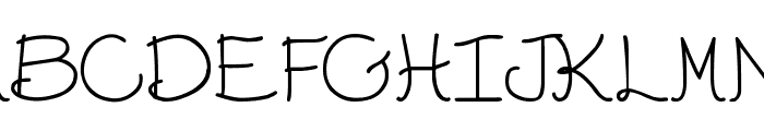 DJB On the Lighter Side Font UPPERCASE