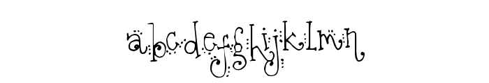 DJ Whimsey Font LOWERCASE