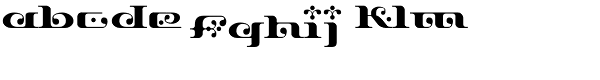 Django-Regular Font LOWERCASE