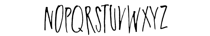 DKParadiseLost Font LOWERCASE