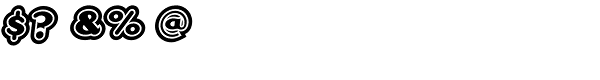 Dogma Extra Outline Font OTHER CHARS