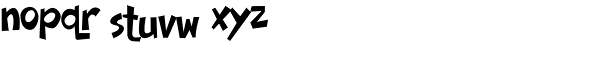 Doinky Font LOWERCASE