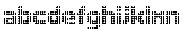 Dolly Dots Font LOWERCASE