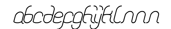 Dolphin OCEAN WAVE Font LOWERCASE