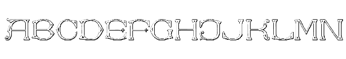 Dolphus-Mieg Alphabet Two Font UPPERCASE