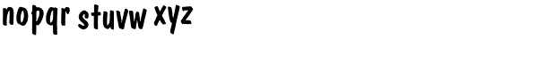 Dom Casual Font LOWERCASE