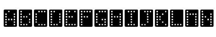 Domino-Effect-Normal Font UPPERCASE