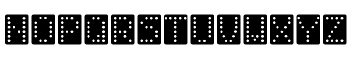 Domino bred Font LOWERCASE