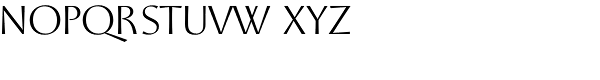 Donatello Regular Font LOWERCASE