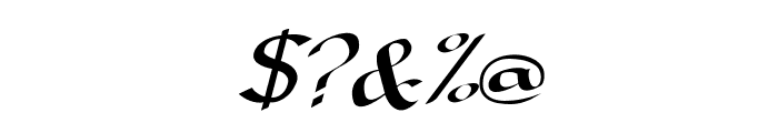 DorovarFLF-Italic Font OTHER CHARS