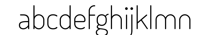 Dosis Light Font LOWERCASE