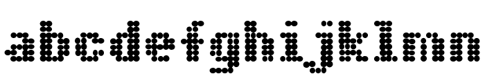 Dot Matrix Bold Font LOWERCASE