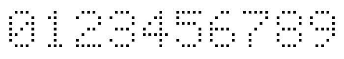 Dot Matrix Normal Font OTHER CHARS