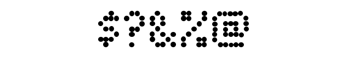Dot Matrix Font OTHER CHARS