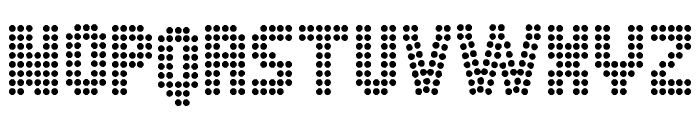 Dot Spot Font LOWERCASE
