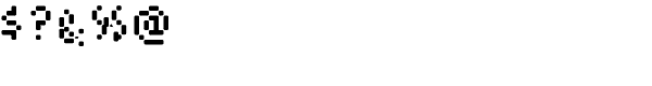 Dotmap Round Font OTHER CHARS