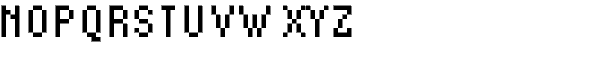 Dotmap Font UPPERCASE
