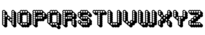 Dots All For Now 3D JL Font UPPERCASE