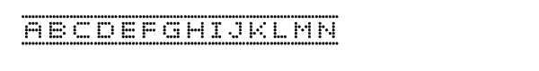 Dotto Deluxe Button Font UPPERCASE