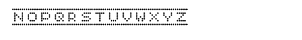 Dotto Deluxe Button Font UPPERCASE