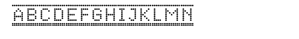 Dotto Deluxe Button Font LOWERCASE
