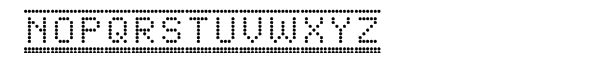 Dotto Deluxe Button Font LOWERCASE