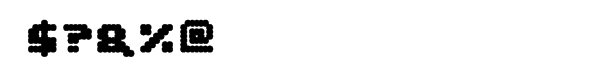 Double Black Font OTHER CHARS
