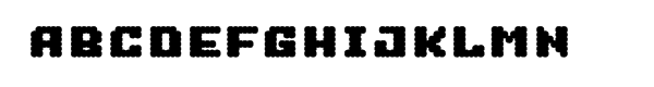 Double Black Font UPPERCASE